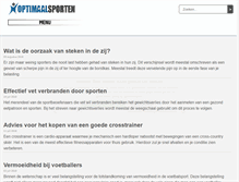 Tablet Screenshot of optimaalsporten.nl
